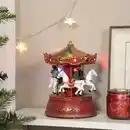 Bild 3 von Weihnachtsspieluhr Karussell Spieluhr für Weihnachten mit 3 Modi Weihnachtengeschenk mit Musik und L