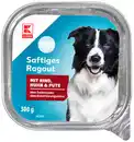 Bild 1 von K-CLASSIC Hundefutter Stückige Pastete oder Saftiges Ragout, 300-g-Schale