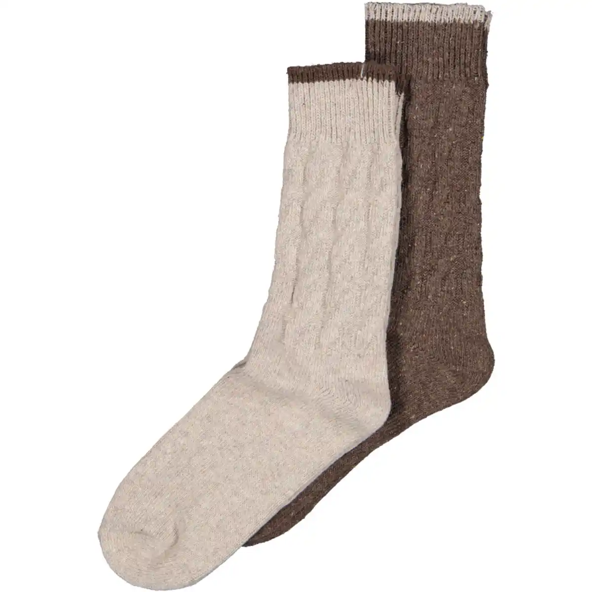 Bild 1 von Socken mit Wolle 2er-Pack, Grau, 43/46