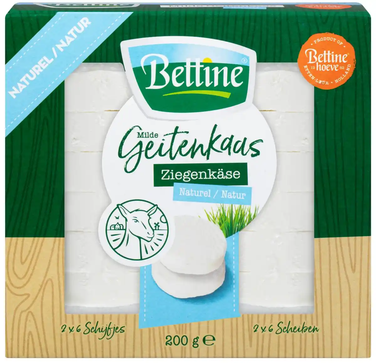 Bild 1 von BETTINE Ziegenfrischkäse, 2 x 100-g-Packg.