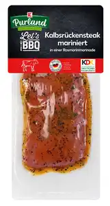 K-PURLAND Kalbsrückensteak in Rosmarinmarinade, kg