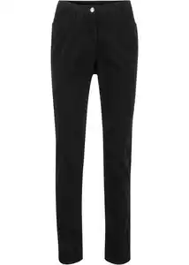 Stretch-Cordhose, Slim Fit, 34, Schwarz