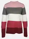 Bild 1 von Damen Strickpullover mit Streifen Rosa