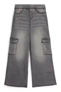 C&A Cargo Jeans, Grau, Größe: 128