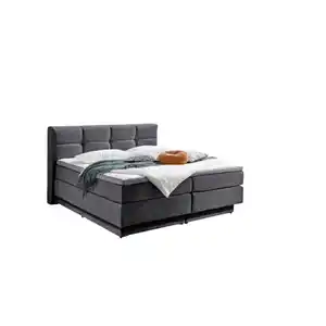 Boxspringbett Portage, Stoff anthrazit, 160 x 200 cm