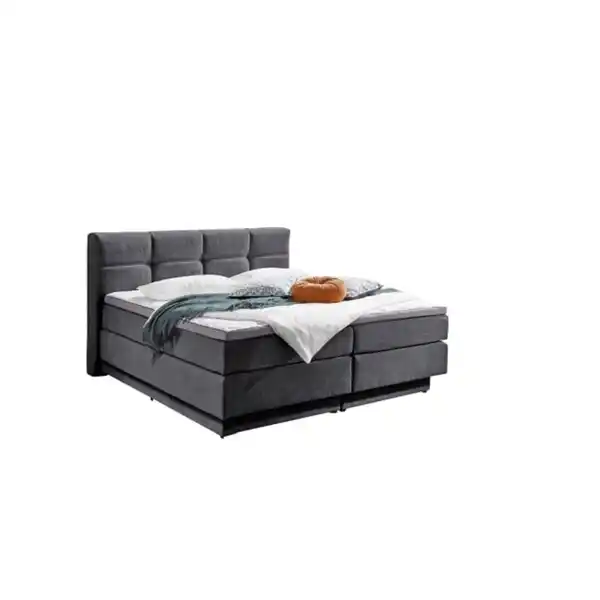 Bild 1 von Boxspringbett Portage, Stoff anthrazit, 160 x 200 cm