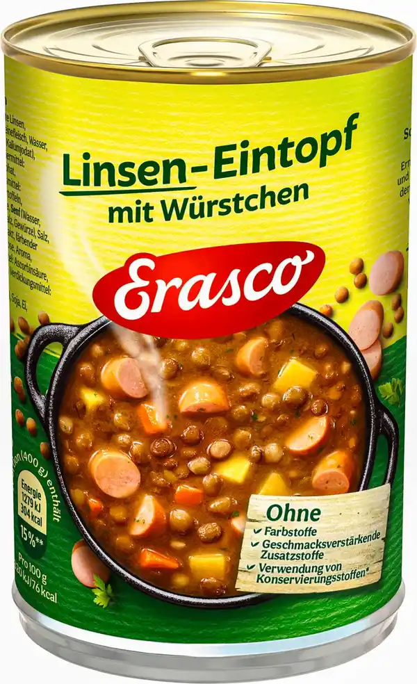 Bild 1 von ERASCO Eintopf, 400-g-Dose