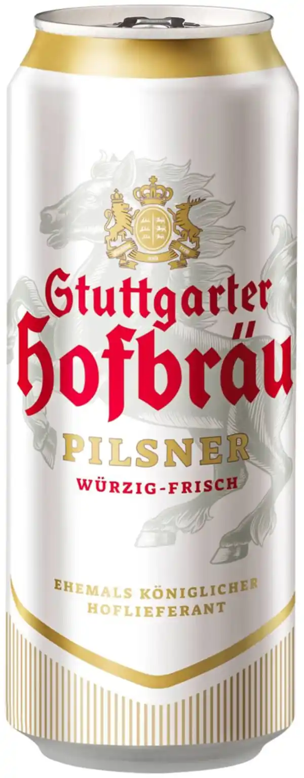 Bild 1 von STUTTGARTER HOFBRÄU Pilsner, 0,5-l-Dose