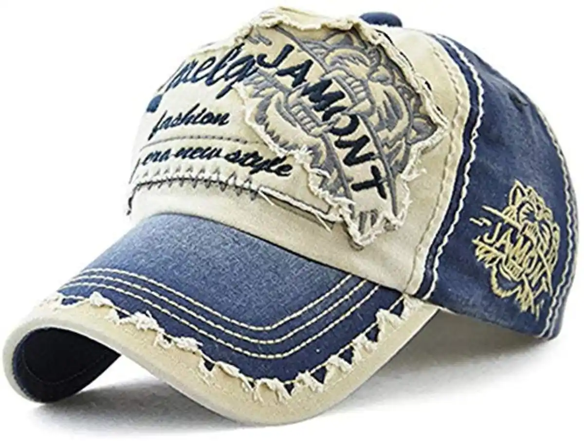Bild 1 von AVASAGS Baseball Kappe für Männer und Frauen, Vintage Baseballmütze Basecap Baseballcap, Outdoor Freizeit Einstellbare Retro Mützen Caps Kappe