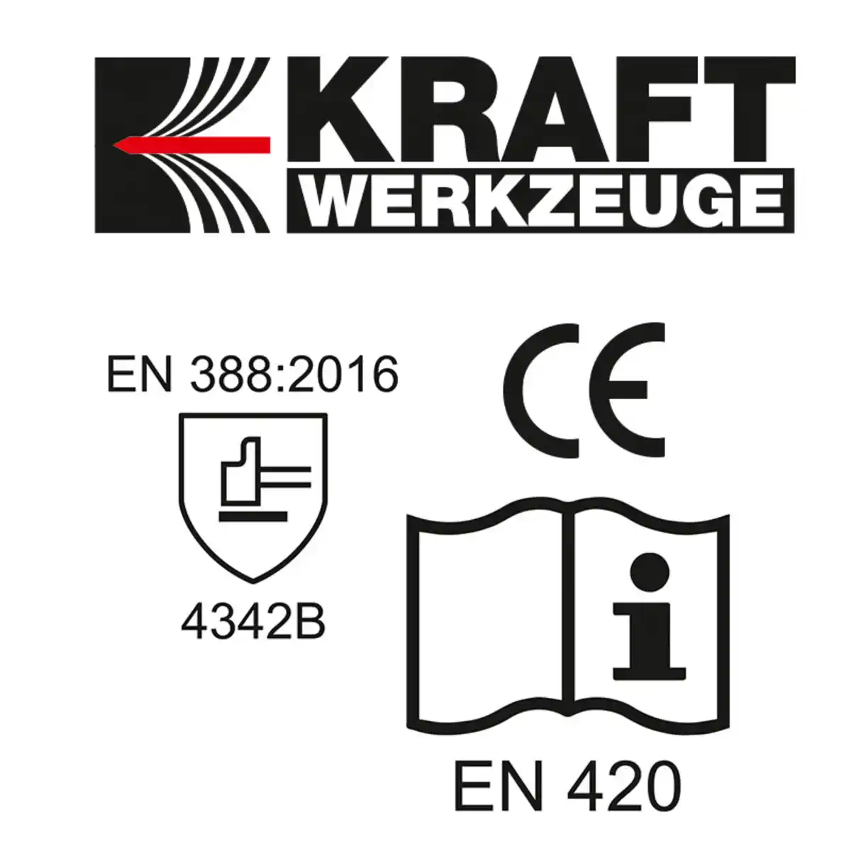 Bild 2 von Schnittschutz-Handschuhe Größe 11, Schwarz