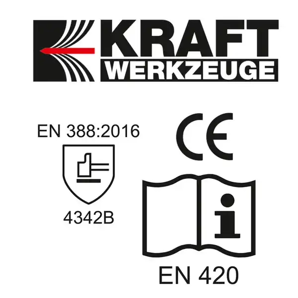 Bild 2 von Schnittschutz-Handschuhe Größe 11, Schwarz