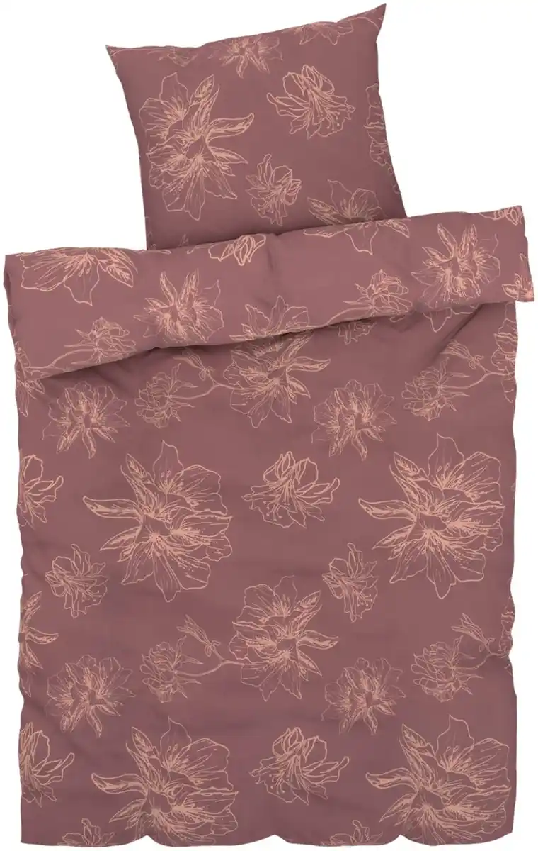 Bild 4 von LIV&BO® Renforcé-Wendebettwäsche-Set ca. 155 x 220/80 x 80 cm, 2-teilig