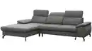 Bild 1 von Ecksofa grau 277 x 185 cm mit Schlaffunktion - PALOMA