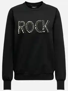 Only ONLAMY L/S STONES O-N Sweatshirt Schwarz