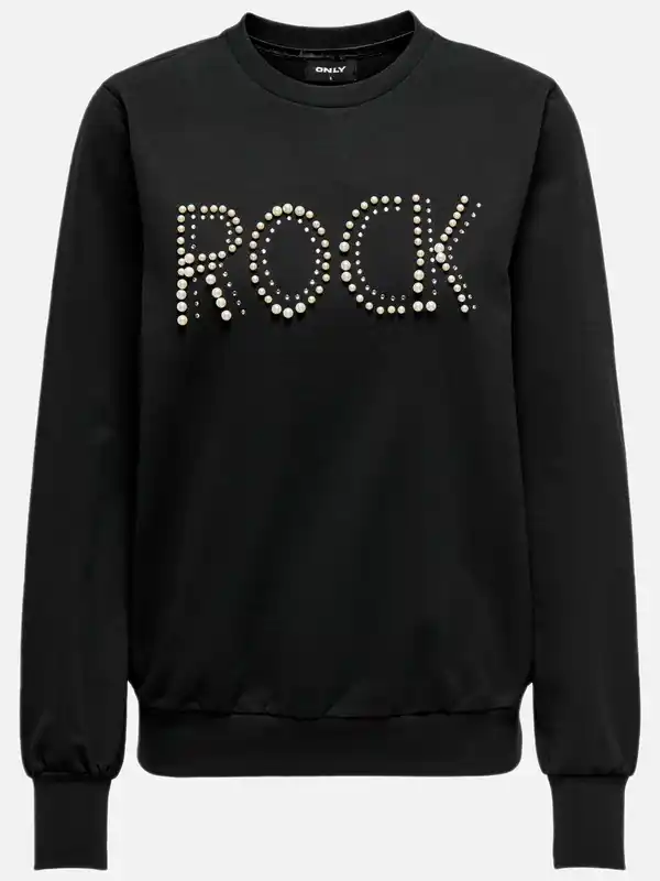 Bild 1 von Only ONLAMY L/S STONES O-N Sweatshirt Schwarz