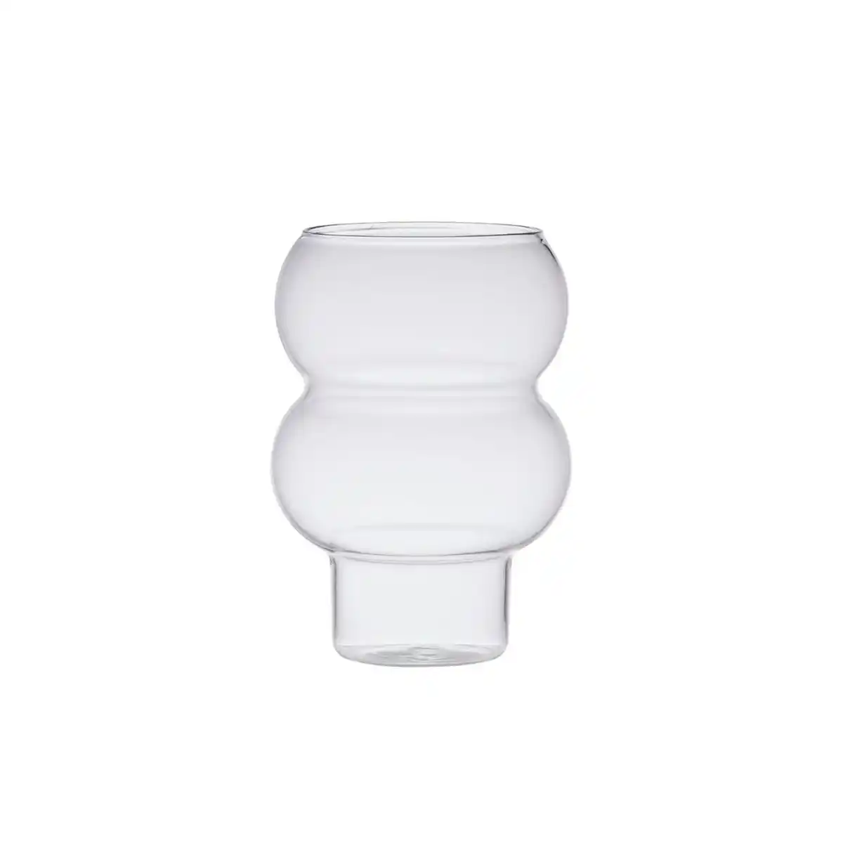 Bild 1 von 2er Set Glas Two Bubble Cocktail- 535ml - Heißgetränke Kaffeeglas, Borosilikatglas