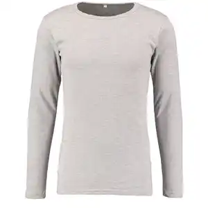 Herren Thermo-T-Shirt Lange Ärmel, Grau, M