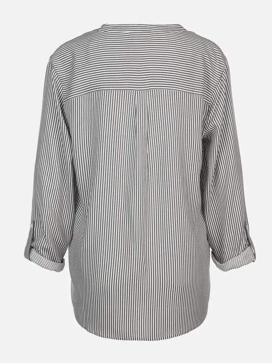 Bild 2 von Damen Streifenbluse Grau