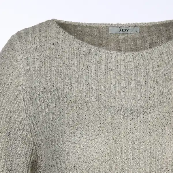 Bild 3 von Damen Longstrickpullover Grau