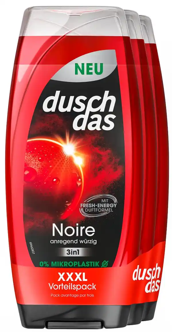 Bild 1 von DUSCHDAS Duschgel, 3 x 225-ml-Fl.