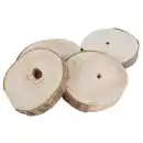 Bild 1 von Baumstammscheibe 15cm Diese schöne Baumstammscheibe aus Holz mit einem Rand aus Baumrinde setzt Ihre Dekoration besonders gut in Szene.