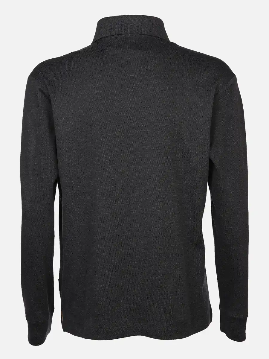 Bild 2 von Herren Poloshirt mit Brusttasche Grau