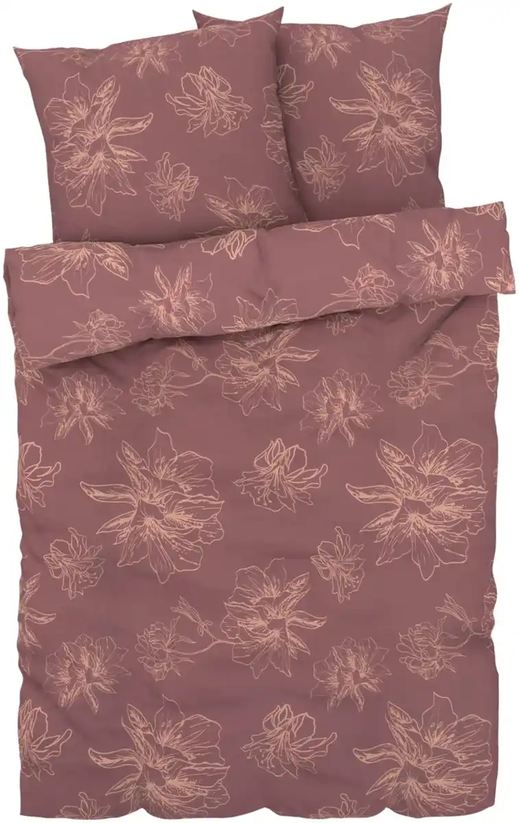 Bild 4 von LIV&BO® Renforcé-Wendebettwäsche-Set ca. 200 x 220/2 x 80 x 80 cm, 3-teilig
