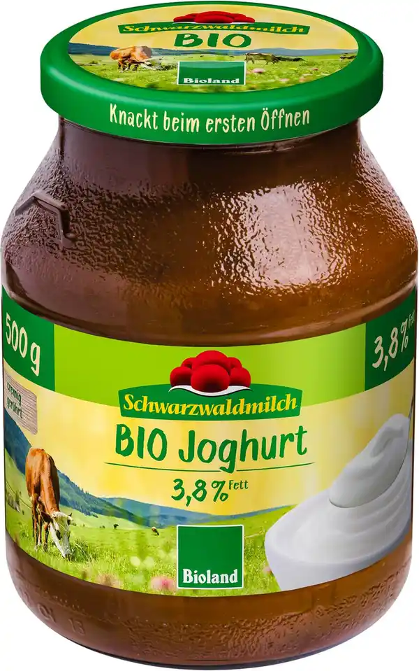 Bild 1 von SCHWARZWALDMILCH Bioland Joghurt, 500-g-Glas