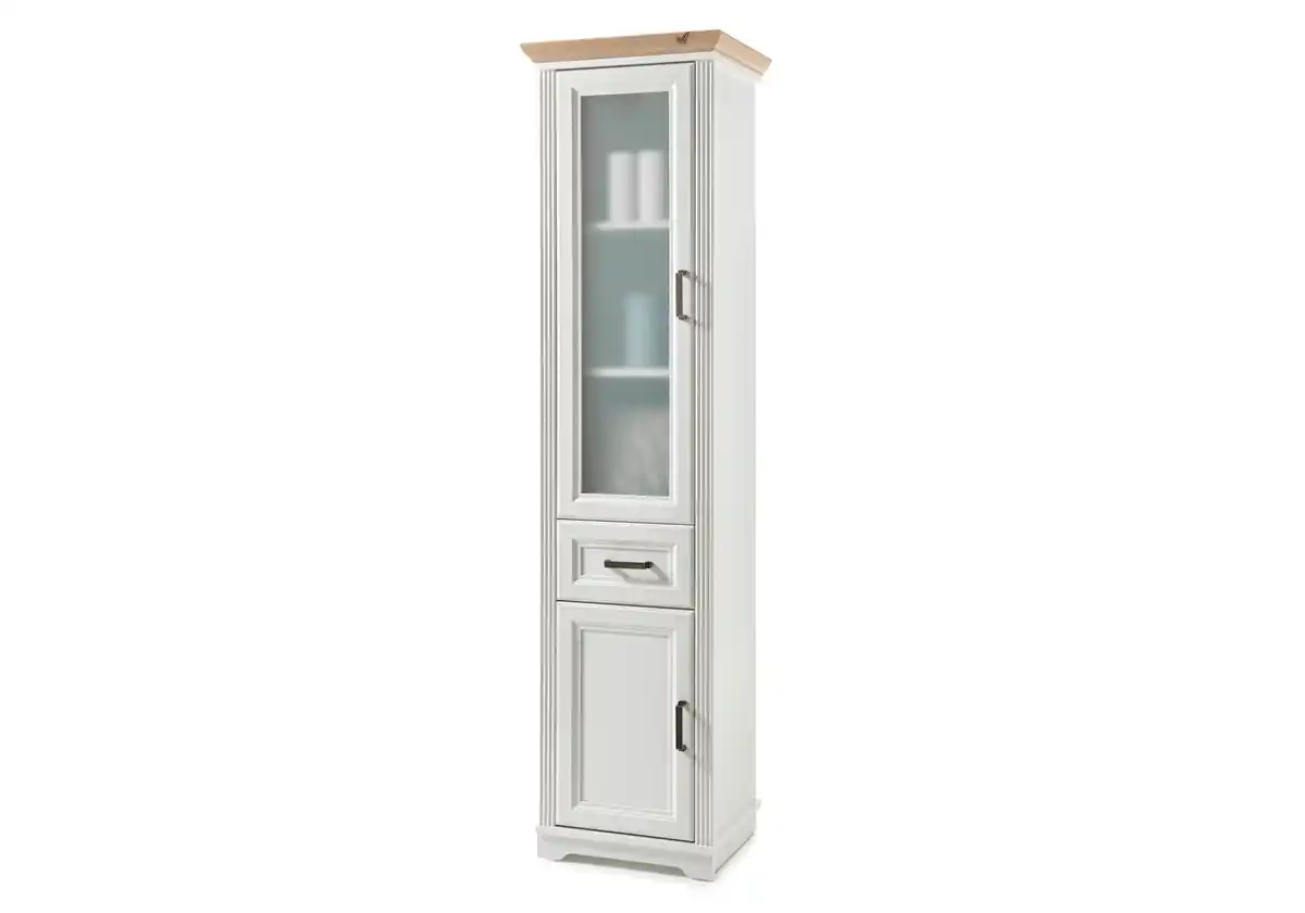 Bild 1 von Bad Hochschrank Pinie hell 48 cm 1 Schublade - JASMIN