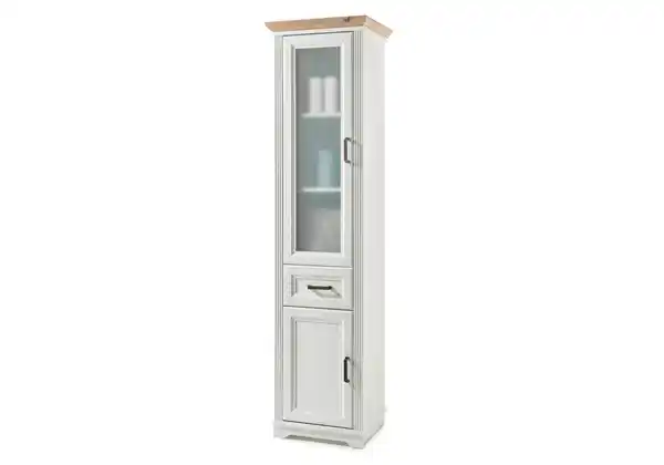 Bild 1 von Bad Hochschrank Pinie hell 48 cm 1 Schublade - JASMIN