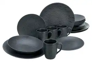 Schiefer black Geschirr-Set