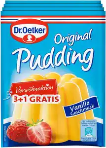 DR. OETKER Original Pudding, 4 Btl. = 148-g-Packg.