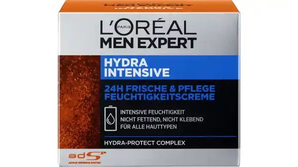 Bild 1 von L'Oréal Paris Men Expert Hydra Intensive Gesichtspflege - Langanhaltende Feuchtigkeit und Schutz vor äußeren Einflüssen