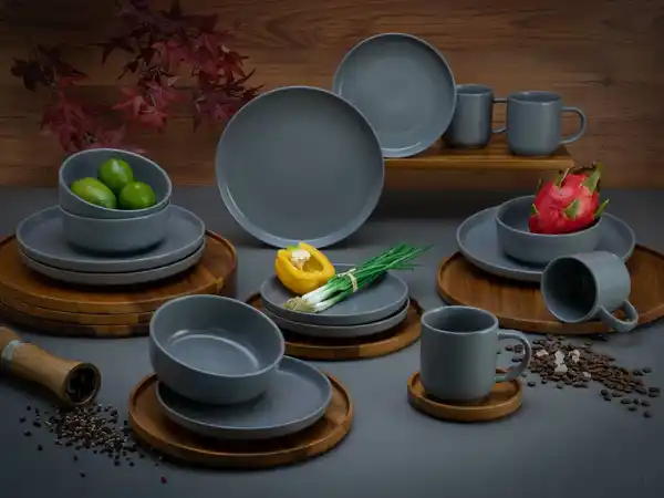 Bild 4 von Nordic grau matt Kombiset 16-tlg