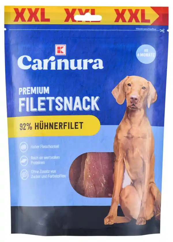 Bild 1 von K-CARINURA Premium-Hundesnacks XXL, 300-g-Großpackg.