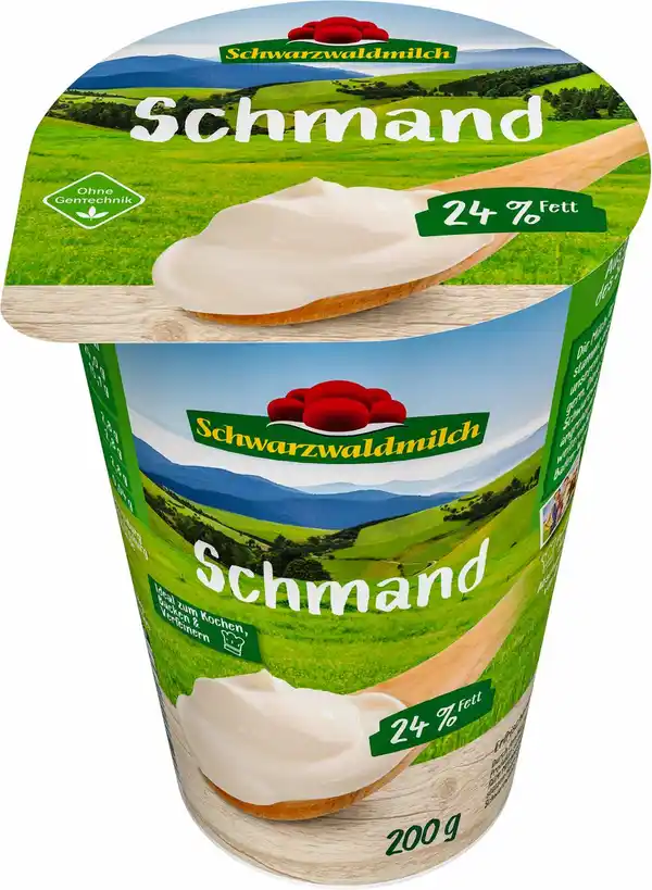 Bild 1 von SCHWARZWALDMILCH Schmand, 24 % Fett, 200-g-Becher