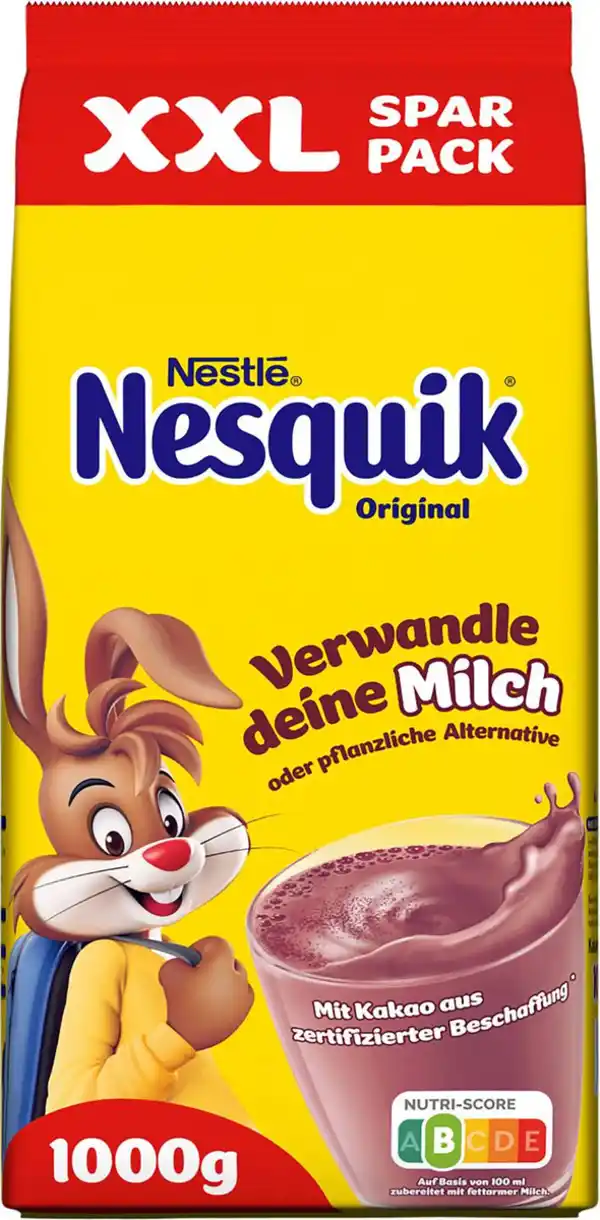 Bild 1 von NESQUIK Kakao-Getränkepulver, 1-kg-Beutel