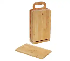 Zassenhaus 6 Frühstücksbrettchen+Ständer, Holz