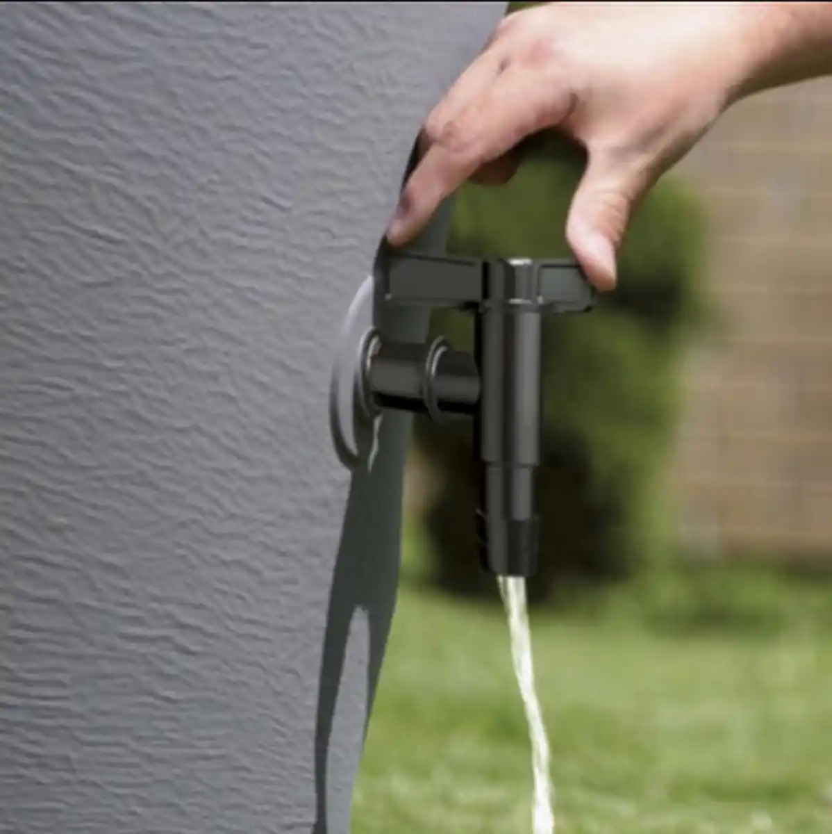 Bild 2 von Ablaufhahn für Regentonnen - Schwarz