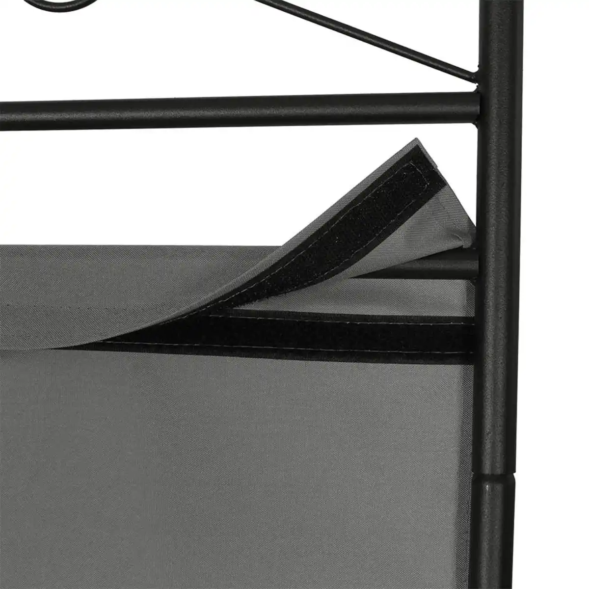 Bild 4 von Paravent 4-teilige Raumteiler 180 x 163 cm Grau