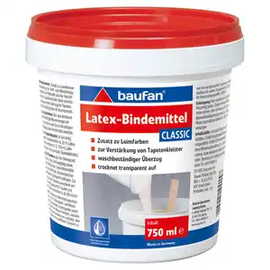 Baufan Latexfarbe Bindemittel farblos ca. 0,75 l