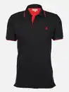 Bild 1 von Herren Poloshirt mit Stickerei Schwarz