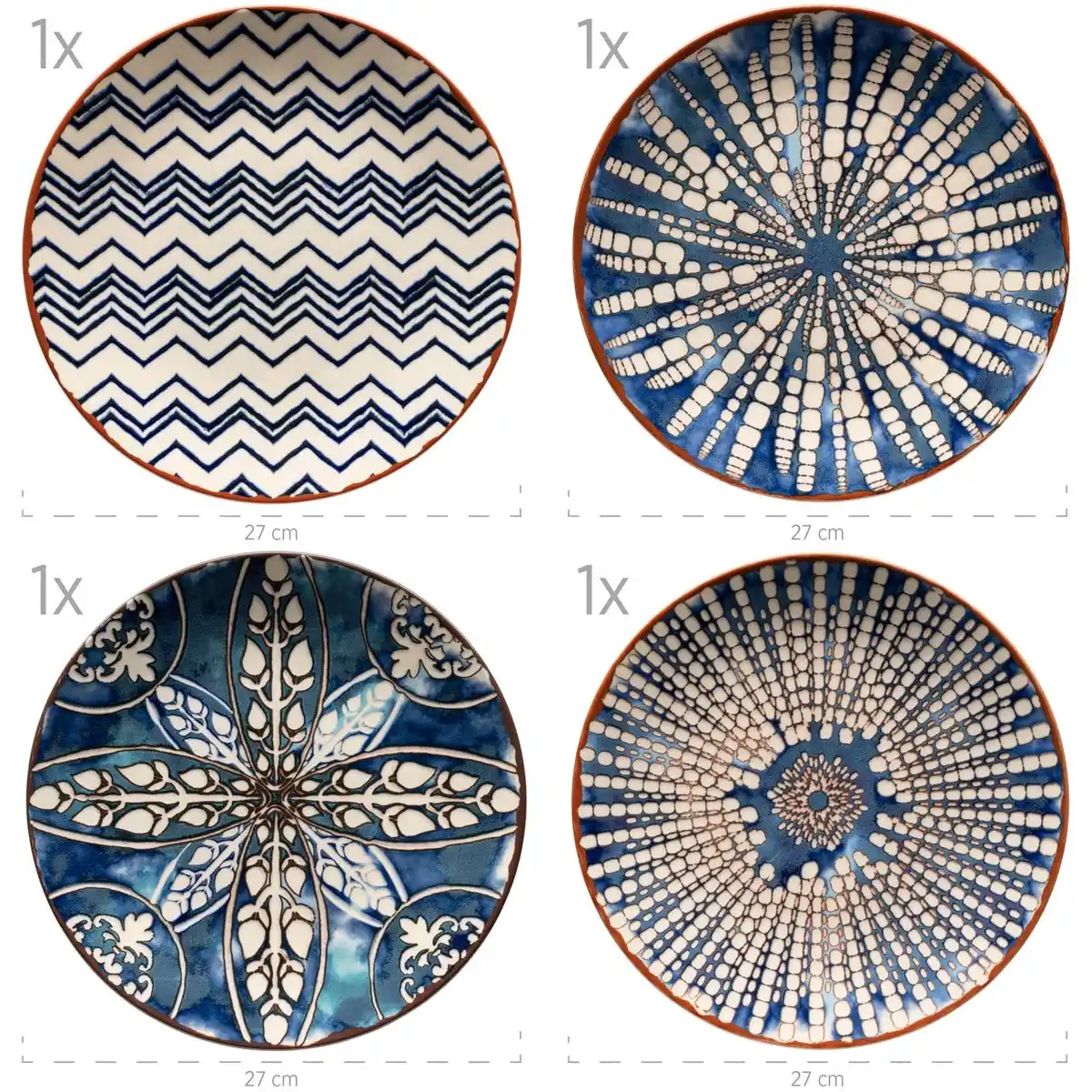 Bild 3 von Serie Iberico Blue, Tellerset 12 teilig für 4 Personen