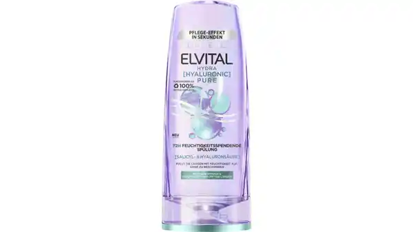 Bild 1 von L'Oréal Paris Elvital Hydra Pure feuchtigkeitsspendende Spülung