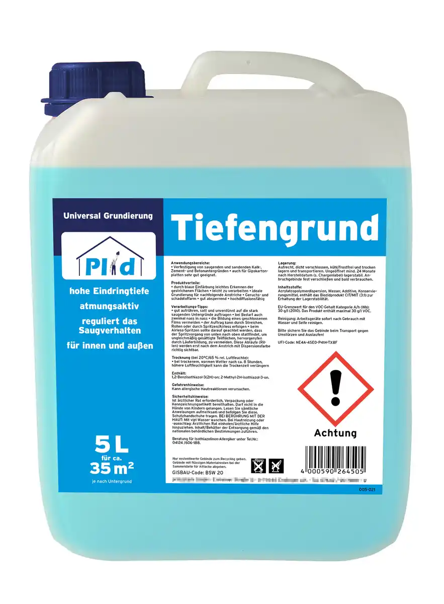 Bild 1 von Premium Tiefengrund Tapetengrundierung Grundierung Weiß