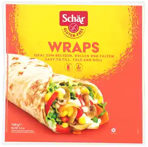 SCHÄR Wraps glutenfrei, 160-g-Packg.