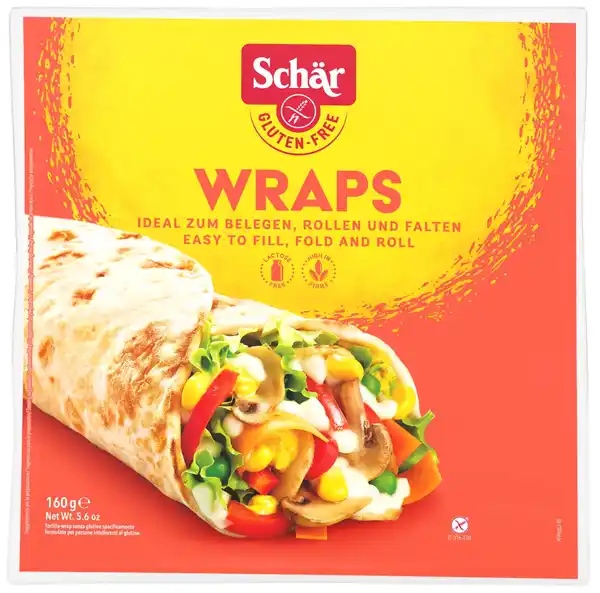 Bild 1 von SCHÄR Wraps glutenfrei, 160-g-Packg.