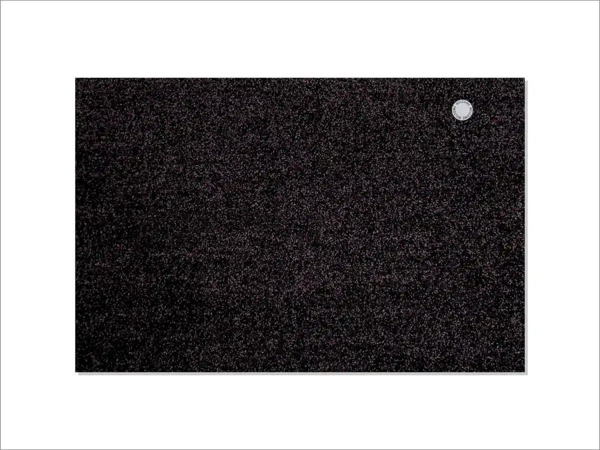 Bild 1 von Keilbach Fußmatte mit Edelstahlelement, 87 x 57 cm, schwarz