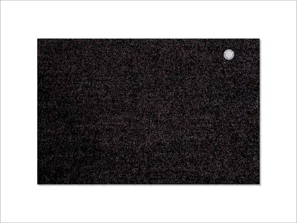 Bild 1 von Keilbach Fußmatte mit Edelstahlelement, 87 x 57 cm, schwarz