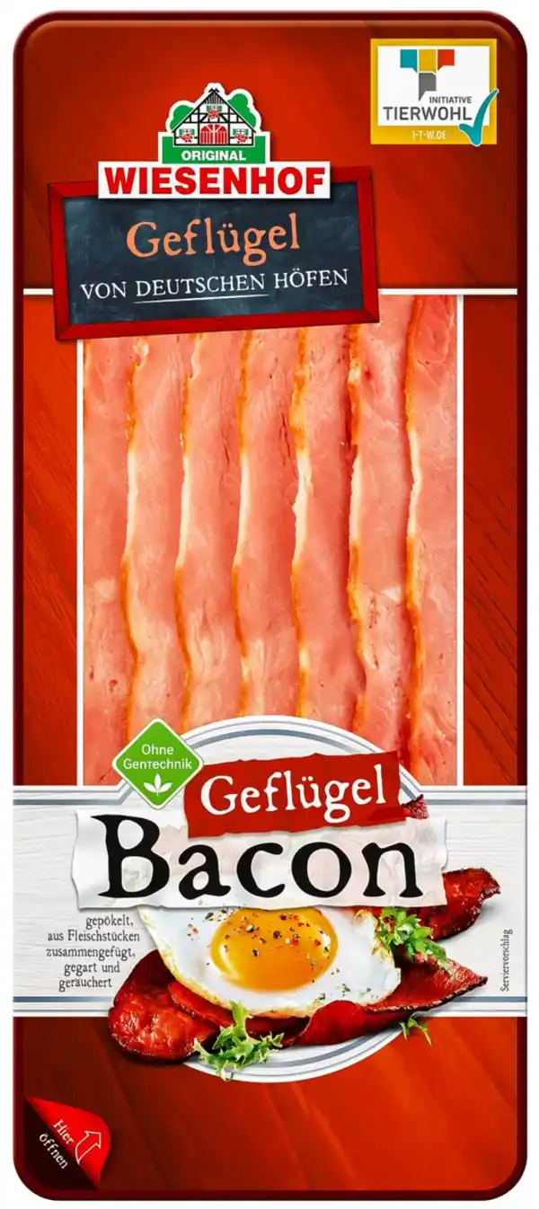 Bild 1 von WIESENHOF Geflügel-Bacon, 80-g-Packg.